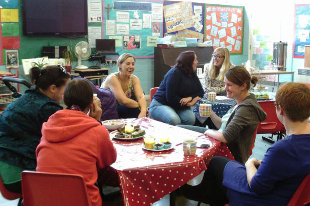 FOES having a well earned cup of Tea